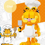 BALODY Garfield Chef Micro-Diamond Particle Building Block Set-One Quarter