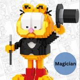 BALODY Garfield Magician Micro-Diamond Particle Building Block Set-One Quarter