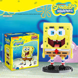 BALODY SpongeBob SquarePants Standing Pose Micro-Diamond Particle Building Block Set-One Quarter