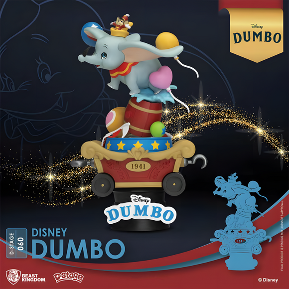 Beast Kingdom Disney Staging Your Dreams Dumbo Diorama Stage-One Quarter