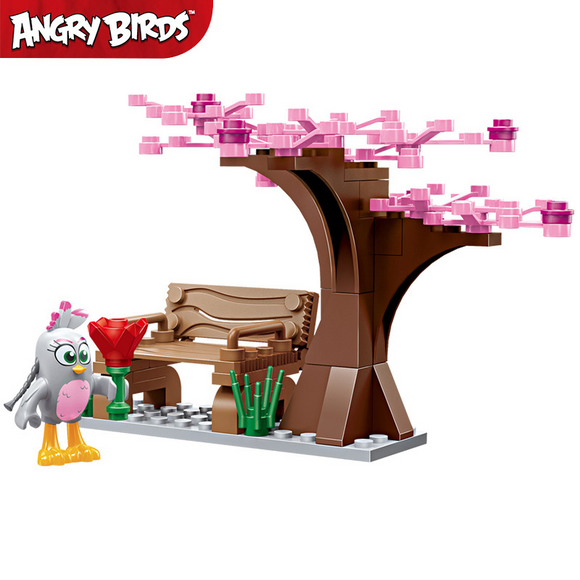 EDUKiE Angry Birds™ Bird Island Park Building Block Set-One Quarter