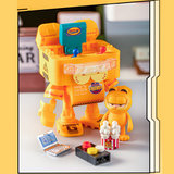 Feimibox Garfield Family Garfield in Mech Suit Building Block Set-One Quarter