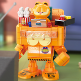 Feimibox Garfield Family Garfield in Mech Suit Building Block Set-One Quarter