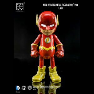 HEROCROSS JUSTICE LEAGUE Mini Hybrid Metal Figuration 3" The Flash Figure-One Quarter