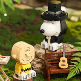 HSANHE Peanuts® Snoopy Charlie Brown BrickHeadz Building Block Set-One Quarter