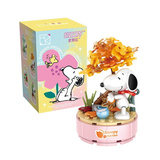 HSANHE Peanuts® Snoopy Garden Mystery Boxes Building Block Set-One Quarter