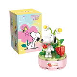 HSANHE Peanuts® Snoopy Garden Mystery Boxes Building Block Set-One Quarter