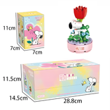 HSANHE Peanuts® Snoopy Garden Mystery Boxes Building Block Set-One Quarter