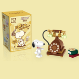 HSANHE Peanuts® Snoopy Retro Appliances Mystery Boxes Building Block Set-One Quarter