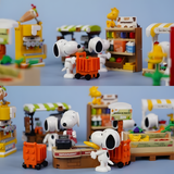 HSANHE Peanuts® Snoopy Supermarket Mystery Boxes Building Block Set-One Quarter