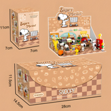 HSANHE Peanuts® Snoopy Supermarket Mystery Boxes Building Block Set-One Quarter