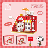 HSANHE Peanuts® Snoopy Town Tale Book Store Building Block Set-One Quarter
