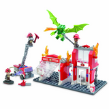 KRE-O CityVille Invasion Fire Station Dragon Attack Building Block Set-One Quarter