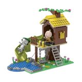 LiNooS Peanut® Snoopy Beagle Scout Tree House Building Block Set-One Quarter