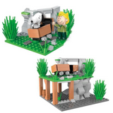 LiNooS Peanut® Snoopy Jungle Adventure Abandoned Mine Building Block Set-One Quarter