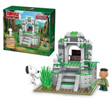 LiNooS Peanut® Snoopy Jungle Adventure Temple Building Block Set-One Quarter