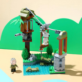 LiNooS Peanut® Snoopy Jungle Adventure Zip Line Building Block Set-One Quarter