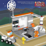 LiNooS Peanut® Snoopy Space Traveler Astronaut Training Center Building Block Set-One Quarter