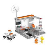 LiNooS Peanut® Snoopy Space Traveler Astronaut Training Center Building Block Set-One Quarter