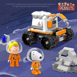 LiNooS Peanut® Snoopy Space Traveler Space Rover Explorer Building Block Set-One Quarter