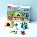 LiNooS Peanuts® Snoopy Beagle Scout Camping Tent Building Block Set-One Quarter