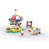 LiNooS Peanuts® Snoopy Carousel Ride Building Block Set-One Quarter