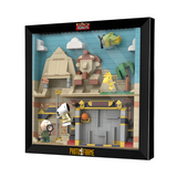 LiNooS Peanuts® Snoopy Egyptian Adventure in Photo Frame Building Block Set-One Quarter