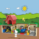 LiNooS Peanuts® Snoopy Every Day Fun Basement Building Block Set-One Quarter