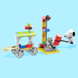 LiNooS Peanuts® Snoopy Every Day Fun High Striker Game Building Block Set-One Quarter