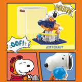 LiNooS Peanuts® The Many Faces of Snoopy III Mystery Boxes Building Block Set-One Quarter