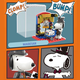 LiNooS Peanuts® The Many Faces of Snoopy III Mystery Boxes Building Block Set-One Quarter