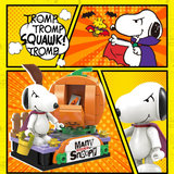 LiNooS Peanuts® The Many Faces of Snoopy II Mystery Boxes Building Block Set-One Quarter