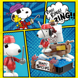 LiNooS Peanuts® The Many Faces of Snoopy II Mystery Boxes Building Block Set-One Quarter