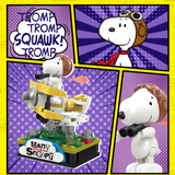 LiNooS Peanuts® The Many Faces of Snoopy II Mystery Boxes Building Block Set-One Quarter