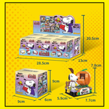 LiNooS Peanuts® The Many Faces of Snoopy II Mystery Boxes Building Block Set-One Quarter