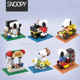 LiNooS Peanuts® The Many Faces of Snoopy I Mystery Boxes Building Block Set-One Quarter