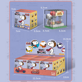 LiNooS Peanuts® The Many Faces of Snoopy I Mystery Boxes Building Block Set-One Quarter