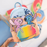 Loungefly Lilo & Stitch Snow Cone Date Night Mini Backpack-One Quarter