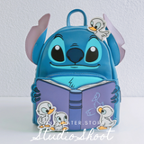 Loungefly Lilo & Stitch Story Time Ducklings Mini Backpack-One Quarter