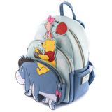 Loungefly Winnie the Pooh 95th Anniversary Triple Pocket Mini Backpack-One Quarter