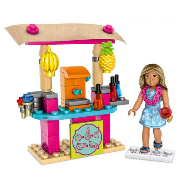 MEGA American Girl® Kanani's Shave Ice Treats Building Toy Kit-One Quarter