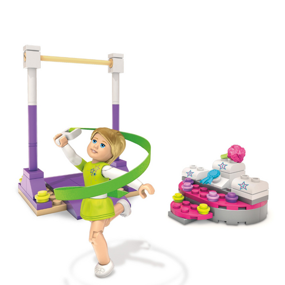 MEGA American Girl® McKenna's Gymnastics Training Building Toy Kit-One Quarter