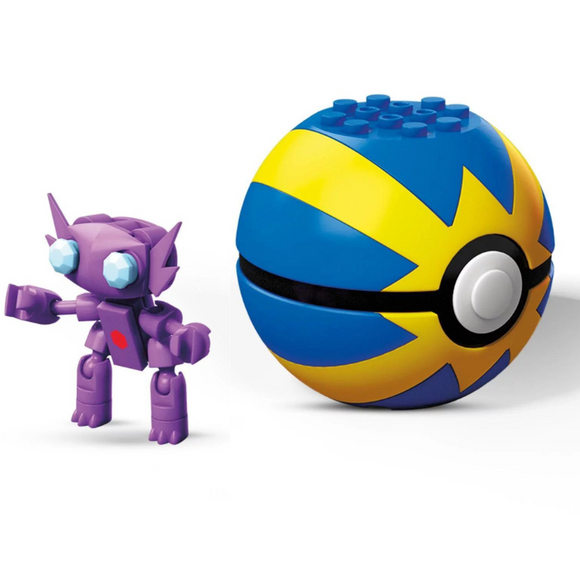 MEGA Pokémon Sableye Mini Action Figure with Poké Ball Building Toy Kit-One Quarter