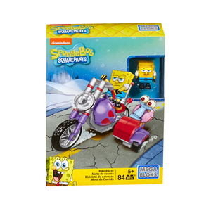 MEGA SpongeBob SquarePants SpongeBob Racer Building Block Set-One Quarter