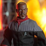 Mego STAR TREK Deep Space Nine Captain Benjamin Sisko 8" Action Figure-One Quarter