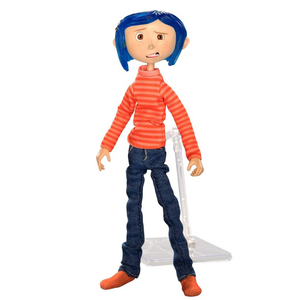 NECA Coraline in Stripe Shirt 7" Articulated Figure-One Quarter