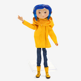 NECA Coraline in Yellow Raincoat 7" Articulated Figure-One Quarter