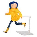 NECA Coraline in Yellow Raincoat 7" Articulated Figure-One Quarter