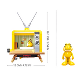 Pleyerid Garfield Daydreams Retro TV Stationery Holder Building Block Set-One Quarter