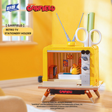 Pleyerid Garfield Daydreams Retro TV Stationery Holder Building Block Set-One Quarter